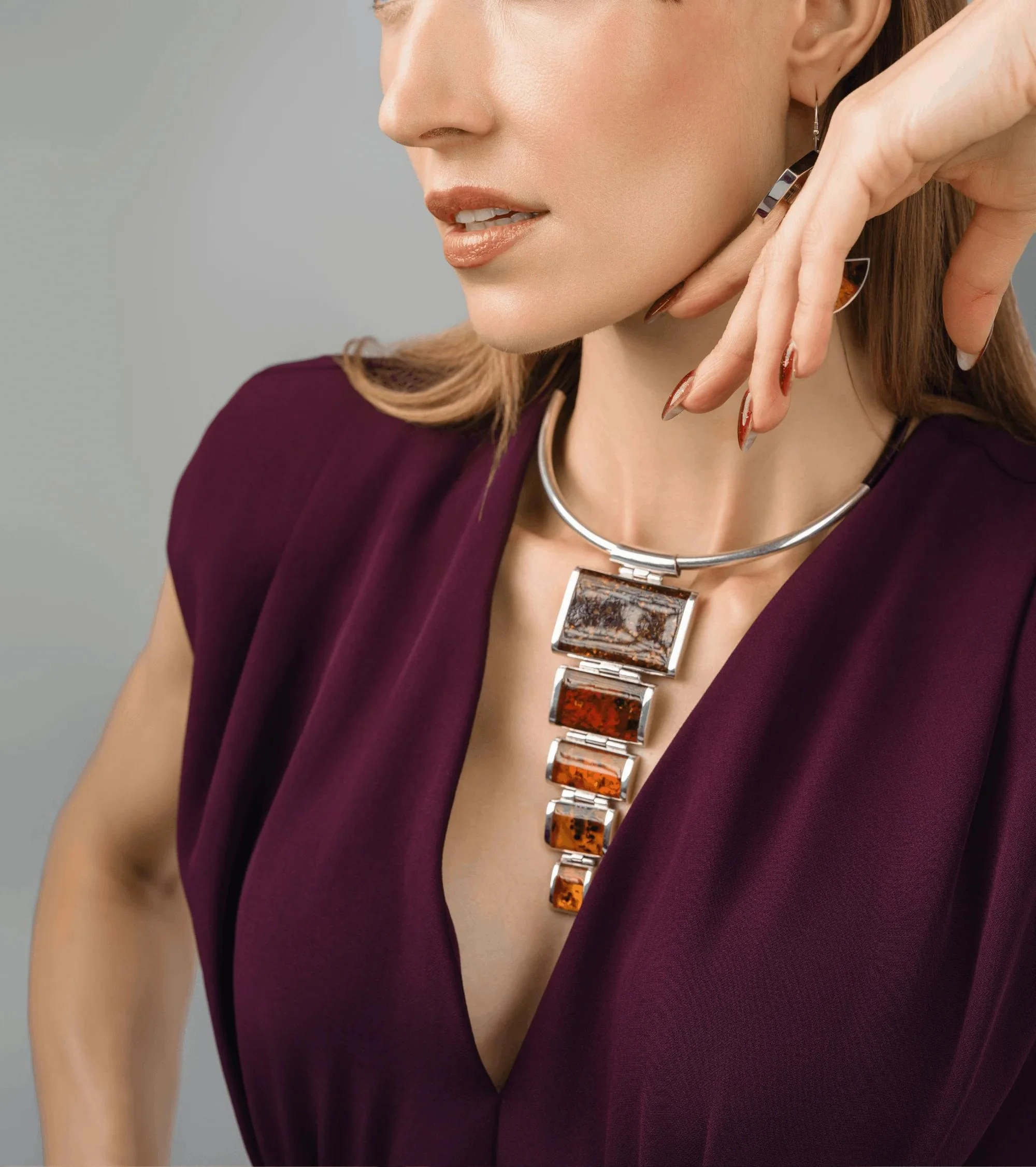 Model with Necklace
